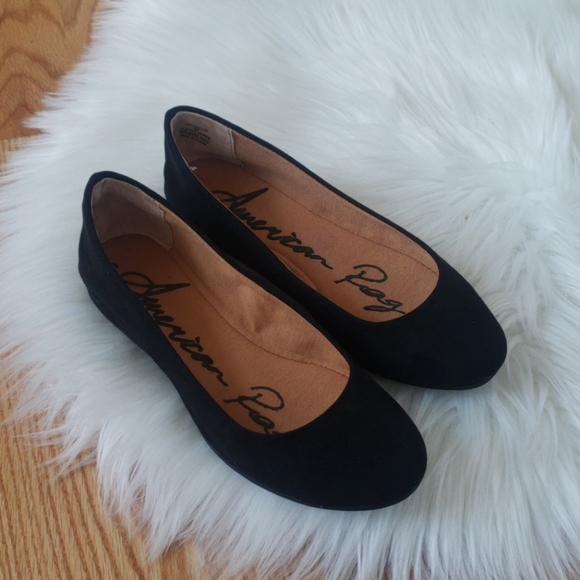 american rag ellie flats black